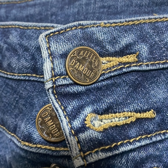 Kitten D’Amour Blue Jeans Size 8 - Picture 3 of 5